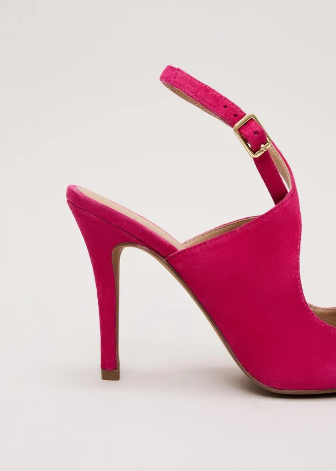 Phase Eight Occasion Shoes Cross Over Ankle Shoes Pink 8211 Women