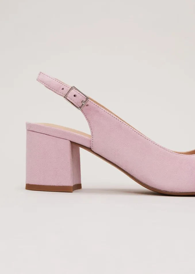 Phase Eight Occasion Shoes Embellished Block Heel Shoes Pink 8211 Women