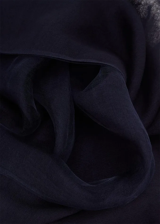 Phase Eight Scarves Silk Blend Scarf Navy 8211 Women
