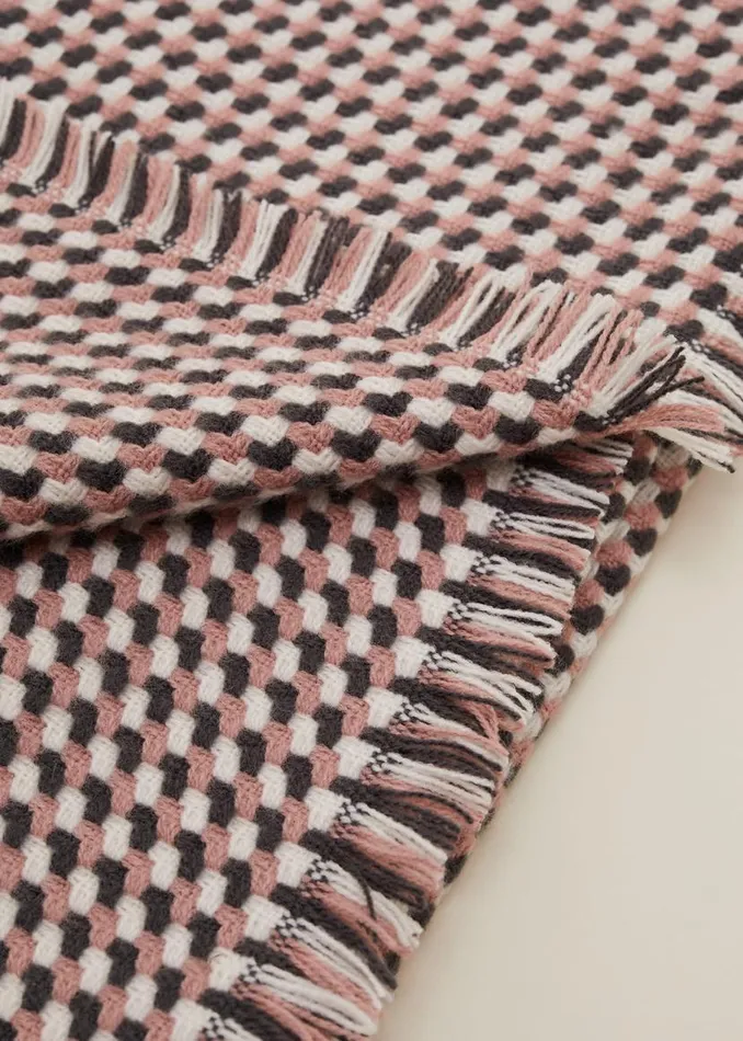 Phase Eight Scarves Weave Checked Scarf Multicoloured 8211 Women