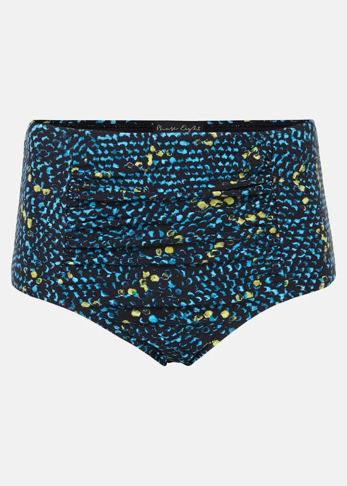 Phase Eight Swimwear Animal Bikini Bottom Blue Multi 8211 Women