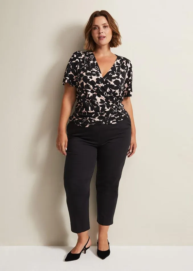 Phase Eight Tops and TShirts Raelora Floral Wrap Top Multicoloured 8211 Women Phase Eight Tops and TShirts Raelora Floral Wrap Top Multicoloured 8211 Women