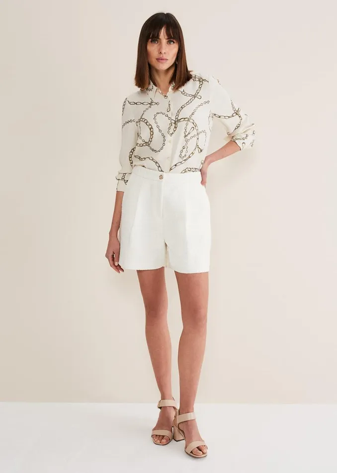 Phase Eight Trousers Auden Cream Suit Shorts Cream 8211 Women