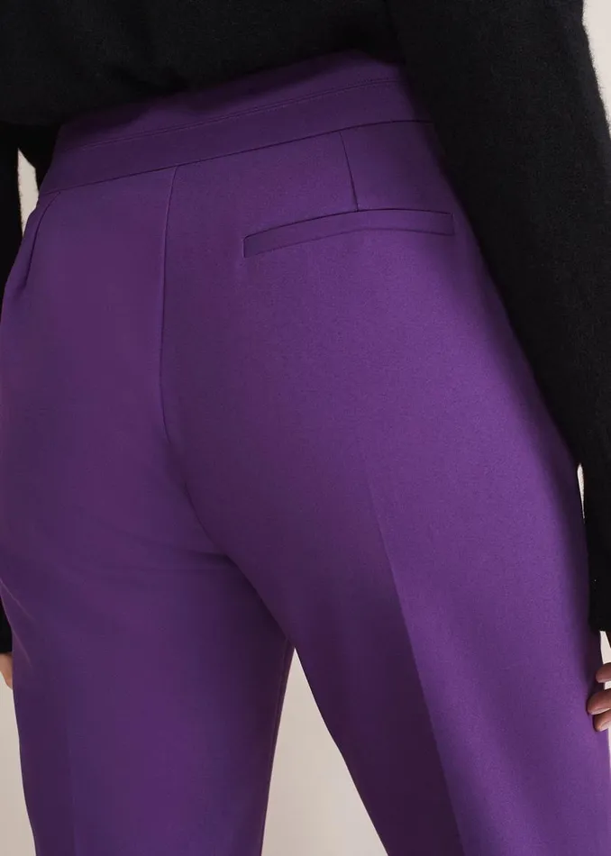 Phase Eight Trousers Julianna Cropped Straight Leg Trousers Purple 8211 Women Phase Eight Trousers Julianna Cropped Straight Leg Trousers Purple 8211 Women