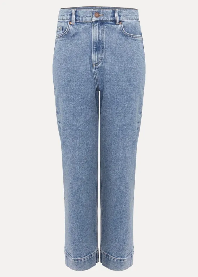 Phase Eight Trousers Lexi Mid Wash Crop Straight Jean Mid Wash 8211 Women