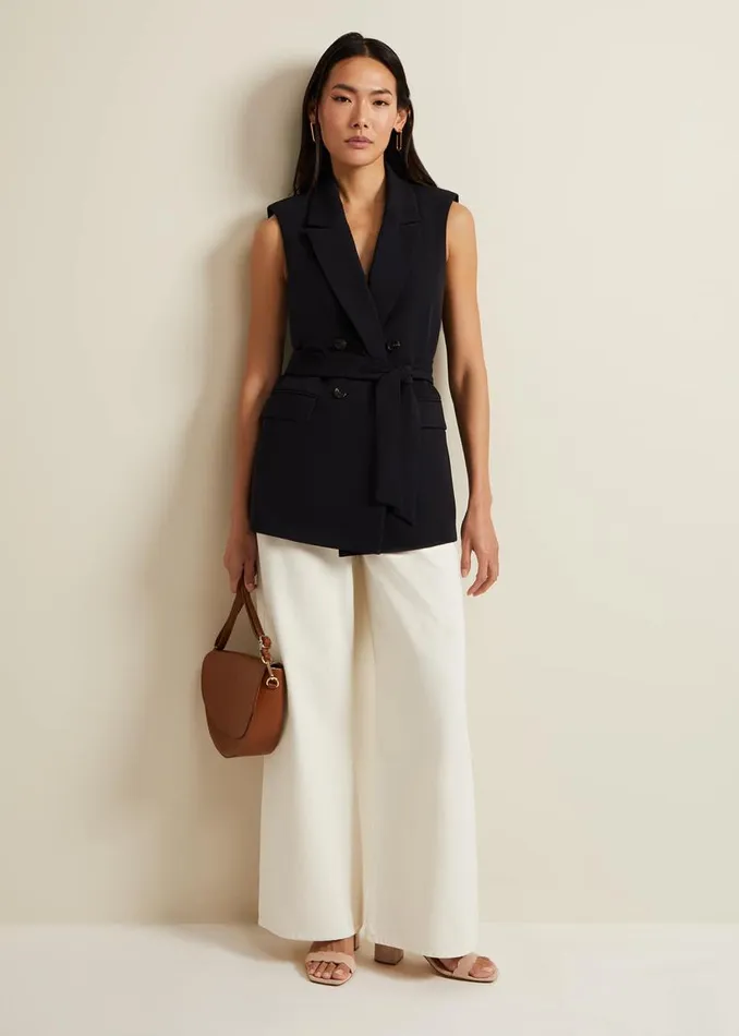 Phase Eight Trousers Lorelei Ecru Wide Leg Jean Natural 8211 Women