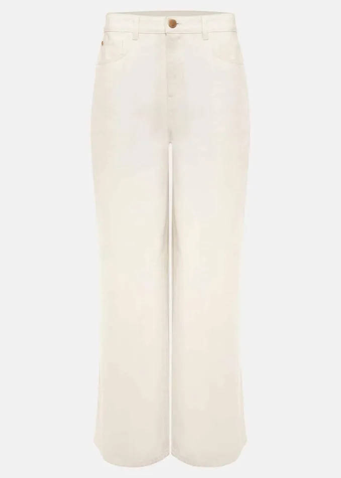 Phase Eight Trousers Lorelei Ecru Wide Leg Jean Natural 8211 Women