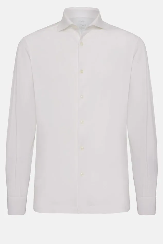 Polo Shirts Men Boggi Milano Slim Fit Polo Shirt In Filo Di Scozia Pique White Polo Shirts Men Boggi Milano Slim Fit Polo Shirt In Filo Di Scozia Pique White