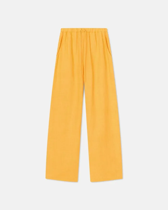 Polyka Orange Women Nanushka Pants Polyka Orange Women Nanushka Pants