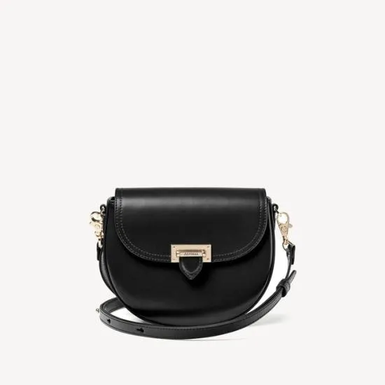 Portobello Bag Smooth Black Women Aspinal Of London Shoulder
