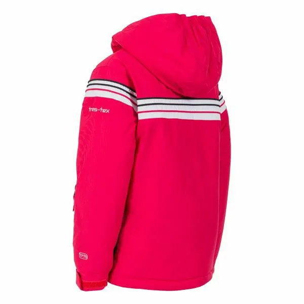 Priorwood Waterproof Jacket Raspberry Kids Trespass Waterproof Jackets