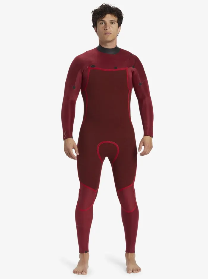 Quiksilver 43 Everyday Sessions ChestZip Wetsuit Black Mens Wetsuits