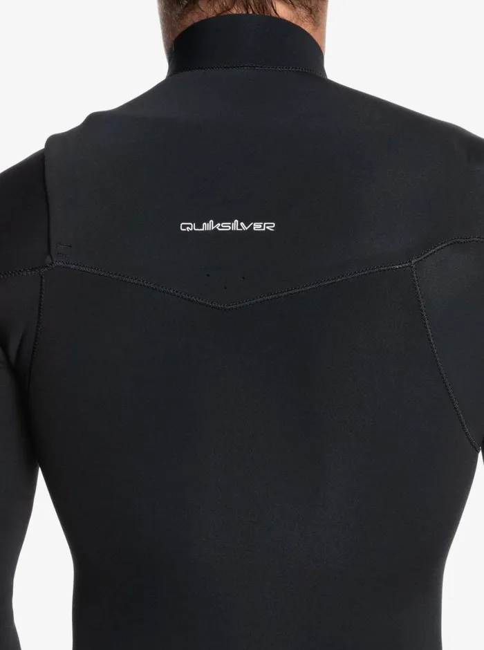 Quiksilver 43 Everyday Sessions ChestZip Wetsuit Black Mens Wetsuits