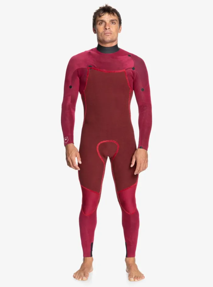 Quiksilver 43 Everyday Sessions ChestZip Wetsuit Black Mens Wetsuits