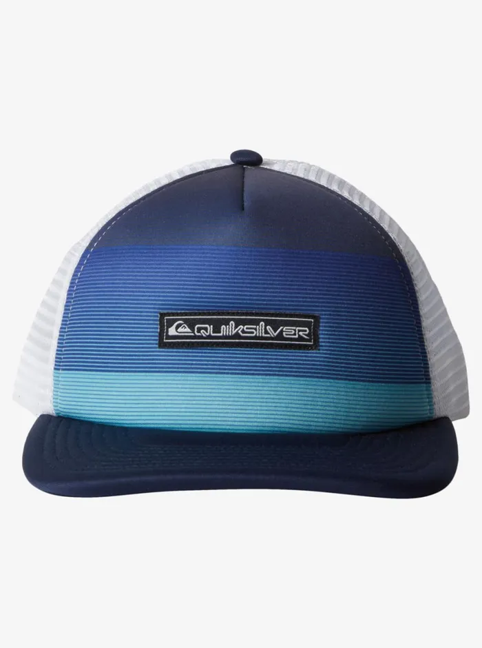 Quiksilver 816 Emu Coop Trucker Hat Monaco Blue Boys Hats Quiksilver 816 Emu Coop Trucker Hat Monaco Blue Boys Hats