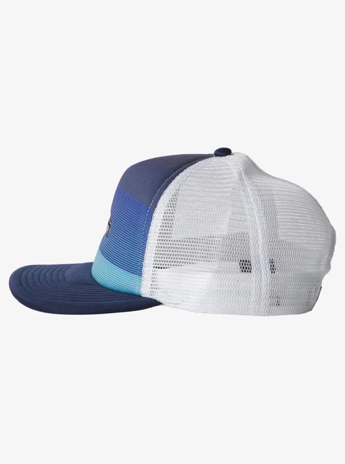 Quiksilver 816 Emu Coop Trucker Hat Monaco Blue Boys Hats Quiksilver 816 Emu Coop Trucker Hat Monaco Blue Boys Hats