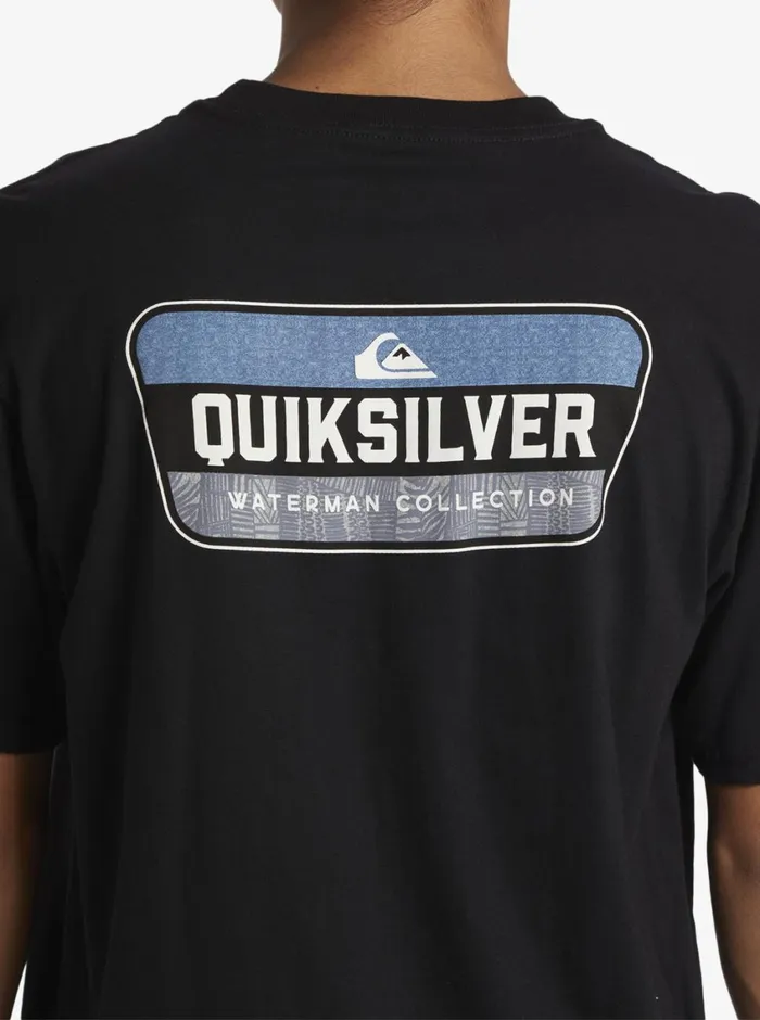 Quiksilver All Filled Up TShirt Black MensWaterman Tees Quiksilver All Filled Up TShirt Black MensWaterman Tees