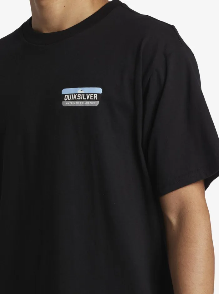 Quiksilver All Filled Up TShirt Black MensWaterman Tees Quiksilver All Filled Up TShirt Black MensWaterman Tees