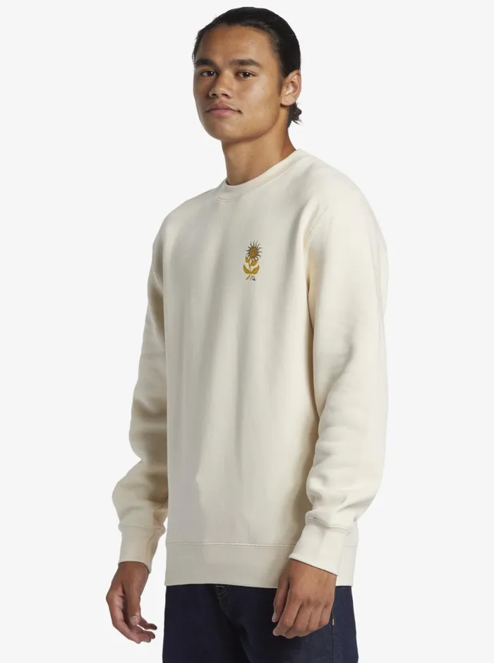 Quiksilver E Peace Out Crew Neck Sweatshirt Birch Mens Sweatshirts and Hoodies Quiksilver E Peace Out Crew Neck Sweatshirt Birch Mens Sweatshirts and Hoodies