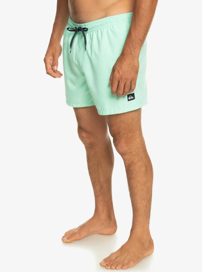 Quiksilver Everyday 15034 Volleys Green Gecko Mens Elastic Waist Quiksilver Everyday 15034 Volleys Green Gecko Mens Elastic Waist