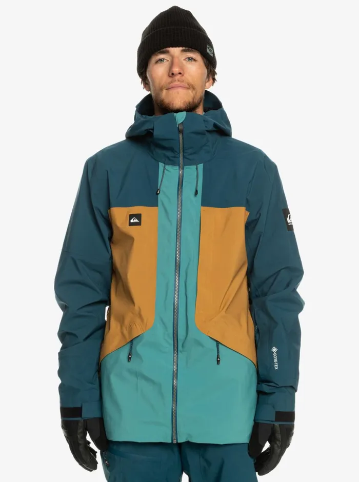 Quiksilver Forever Stretch GORETEX Technical Snow Jacket Majolica Blue Mens Snow Jackets Quiksilver Forever Stretch GORETEX Technical Snow Jacket Majolica Blue Mens Snow Jackets