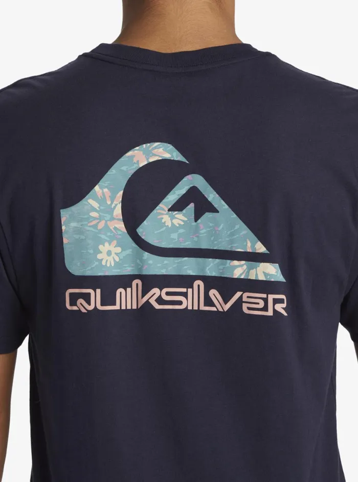 Quiksilver Funky Filler TShirt Navy Blazer Mens Tees Quiksilver Funky Filler TShirt Navy Blazer Mens Tees
