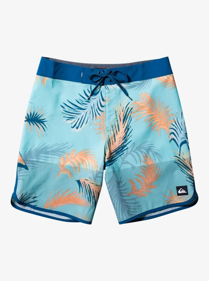Quiksilver Highline Scallop 19034 Boardshorts Maroccan Blue Mens Shorts and Amphibians Quiksilver Highline Scallop 19034 Boardshorts Maroccan Blue Mens Shorts and Amphibians