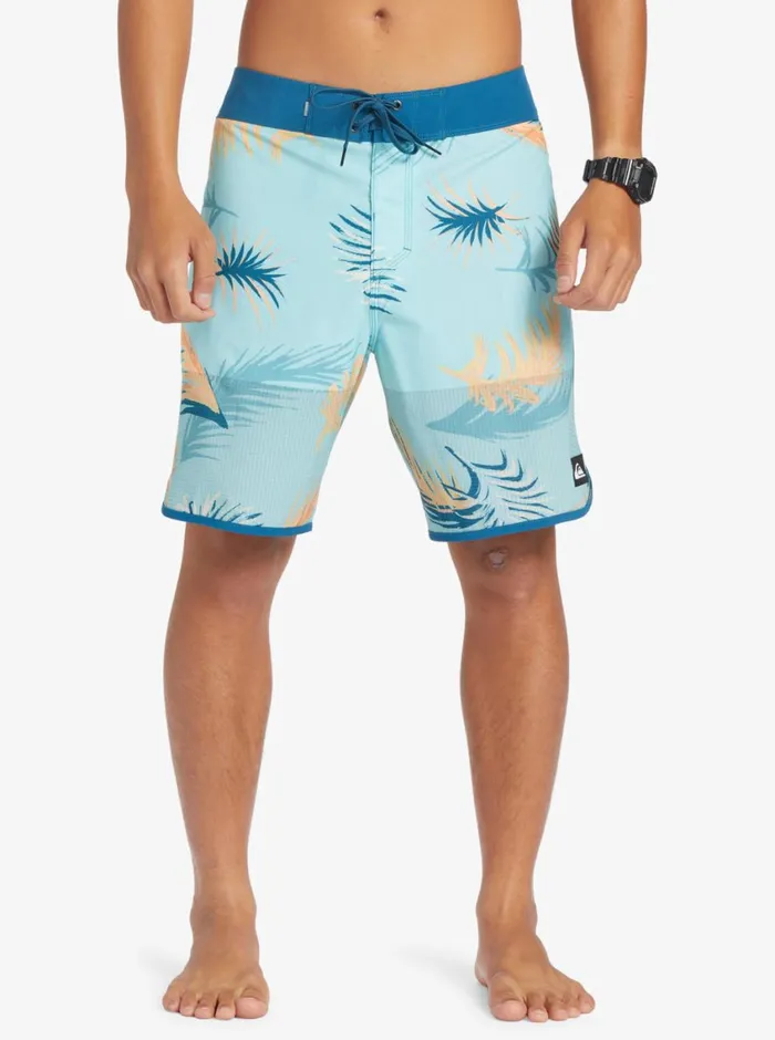 Quiksilver Highline Scallop 19034 Boardshorts Maroccan Blue Mens Shorts and Amphibians Quiksilver Highline Scallop 19034 Boardshorts Maroccan Blue Mens Shorts and Amphibians