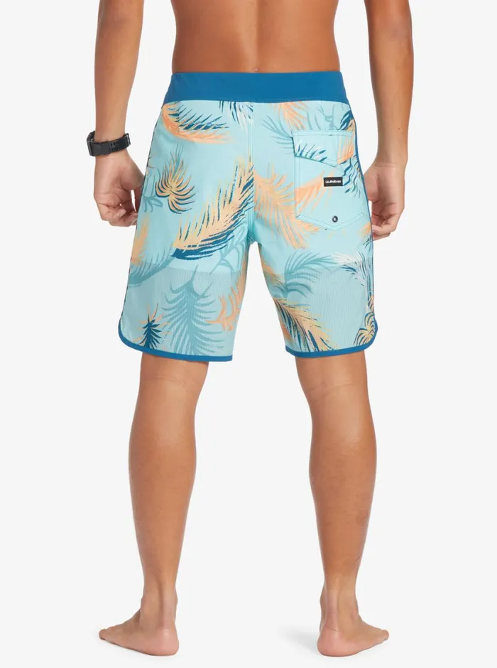 Quiksilver Highline Scallop 19034 Boardshorts Maroccan Blue Mens Shorts and Amphibians Quiksilver Highline Scallop 19034 Boardshorts Maroccan Blue Mens Shorts and Amphibians