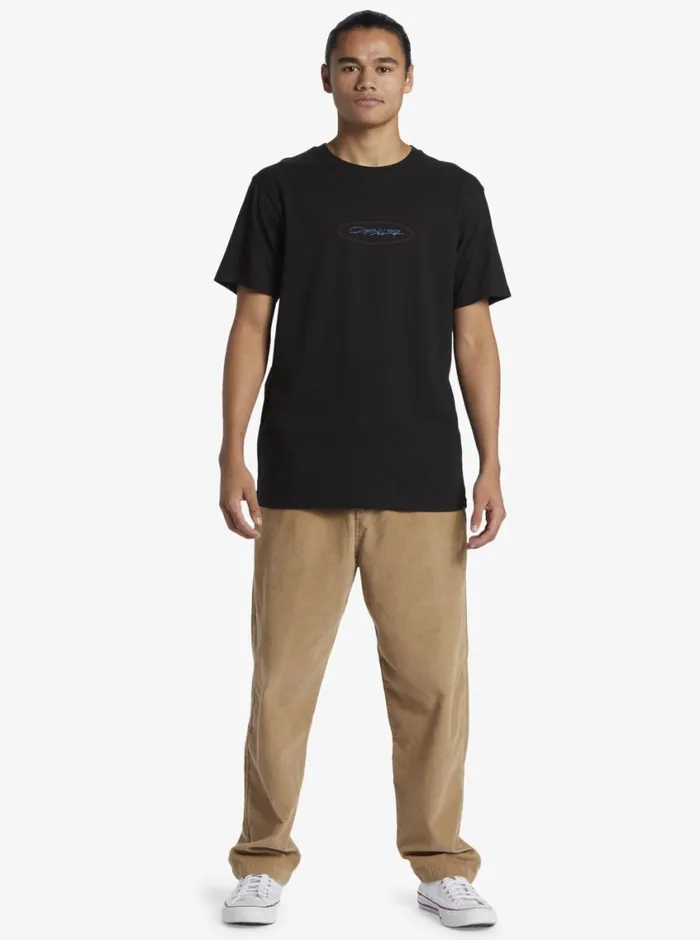 Quiksilver Level Up TShirt Black Mens Tees Quiksilver Level Up TShirt Black Mens Tees
