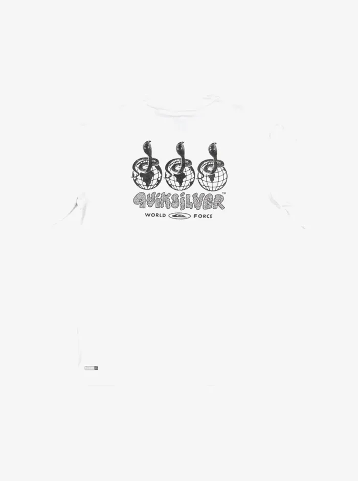 Quiksilver Mix Session UPF 50 Short Sleeve Surf Tee Off White Mens Rashguards Quiksilver Mix Session UPF 50 Short Sleeve Surf Tee Off White Mens Rashguards
