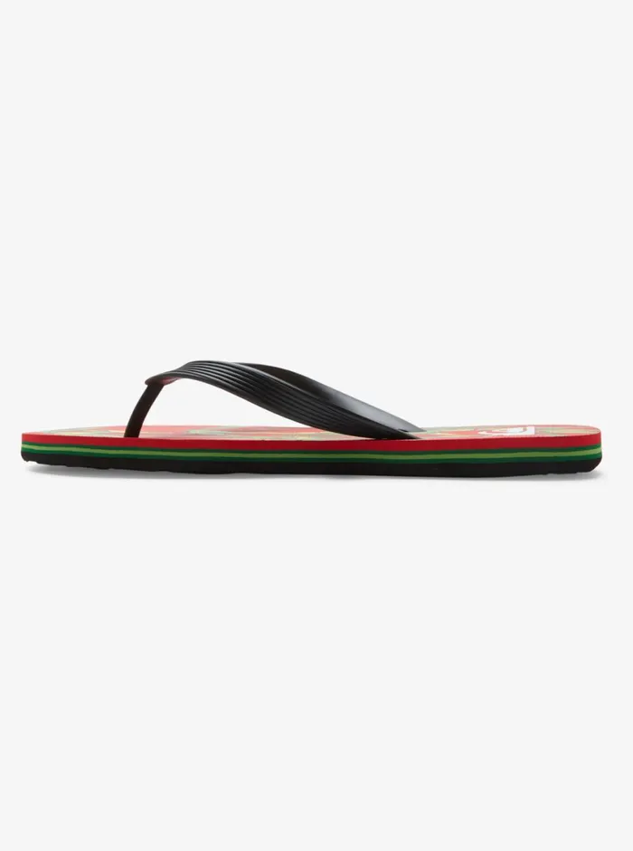 Quiksilver Molokai Art II Sandals Blackredblack Mens Sandals Quiksilver Molokai Art II Sandals Blackredblack Mens Sandals