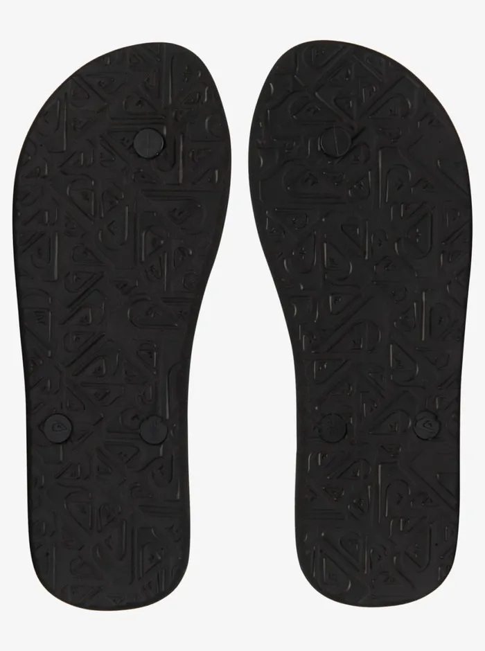 Quiksilver Molokai Recycled FlipFlops Blackblueblack Mens Sandals Quiksilver Molokai Recycled FlipFlops Blackblueblack Mens Sandals
