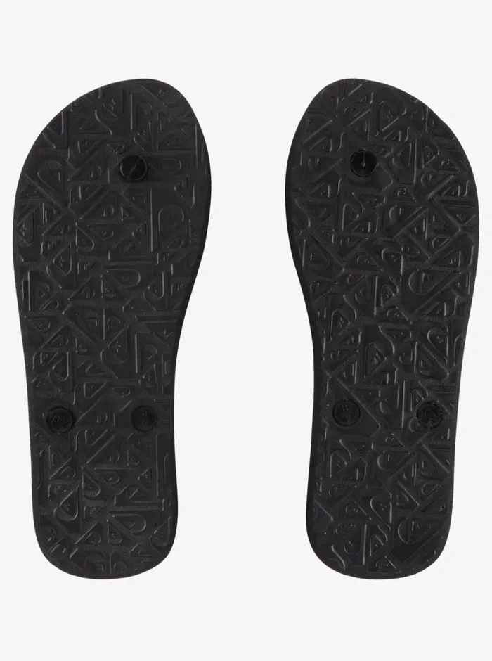 Quiksilver Molokai Recycled FlipFlops Blackblueblue Mens Sandals Quiksilver Molokai Recycled FlipFlops Blackblueblue Mens Sandals