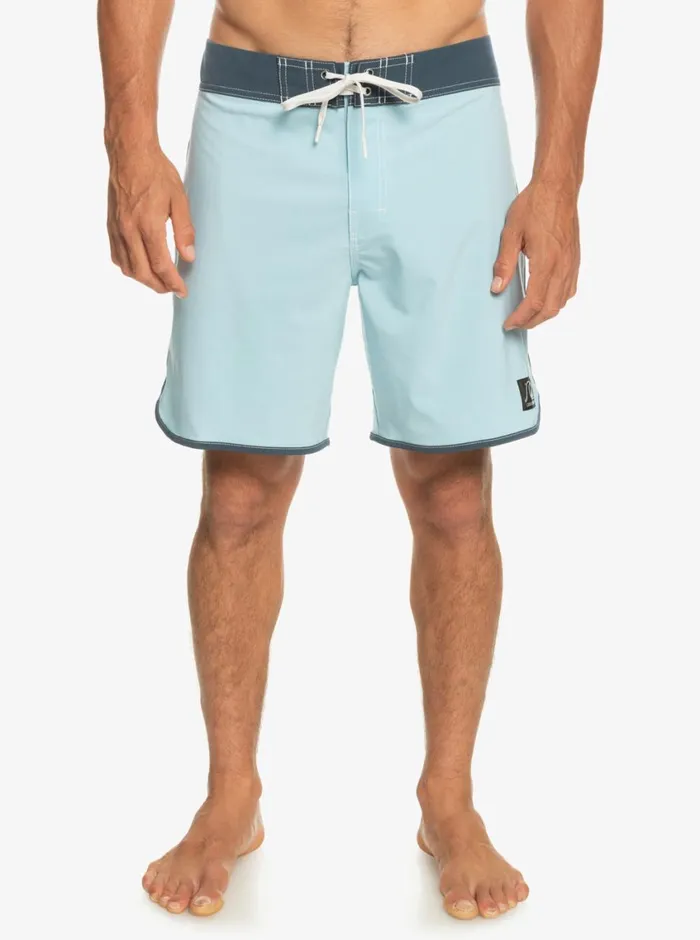 Quiksilver Original Scallop 18034 Boardshorts Sky Blue Mens Shorts and Amphibians Quiksilver Original Scallop 18034 Boardshorts Sky Blue Mens Shorts and Amphibians
