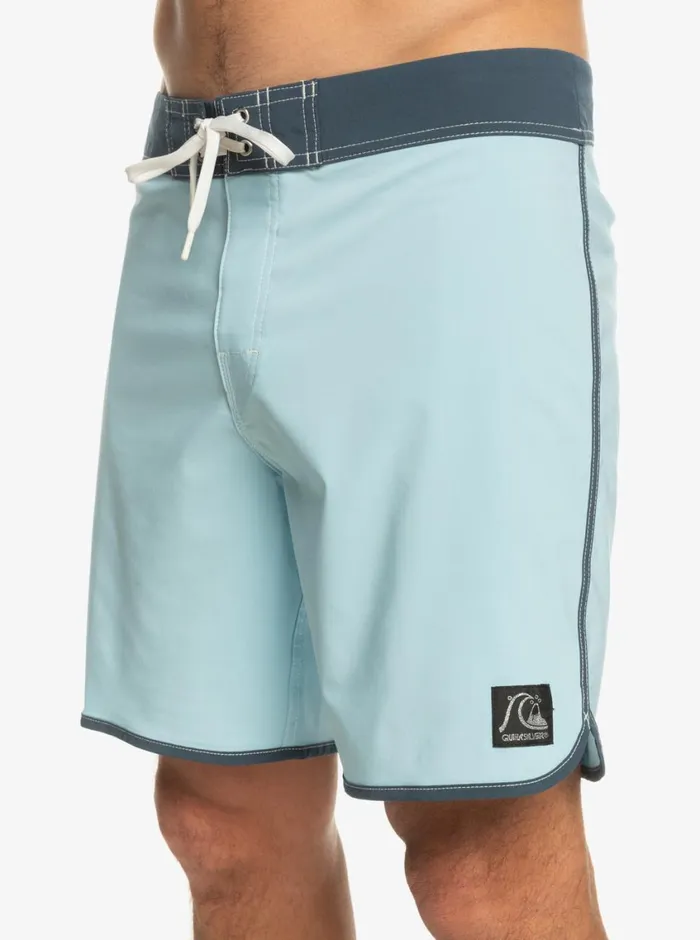 Quiksilver Original Scallop 18034 Boardshorts Sky Blue Mens Shorts and Amphibians Quiksilver Original Scallop 18034 Boardshorts Sky Blue Mens Shorts and Amphibians