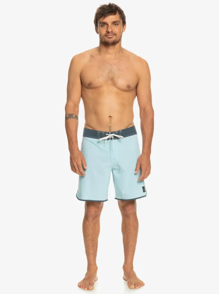 Quiksilver Original Scallop 18034 Boardshorts Sky Blue Mens Shorts and Amphibians Quiksilver Original Scallop 18034 Boardshorts Sky Blue Mens Shorts and Amphibians