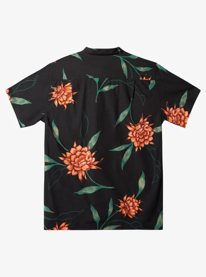 Quiksilver Perfect Bloom Short Sleeve Shirt Black Perfect Bloom Mens Shirts and Polos Quiksilver Perfect Bloom Short Sleeve Shirt Black Perfect Bloom Mens Shirts and Polos