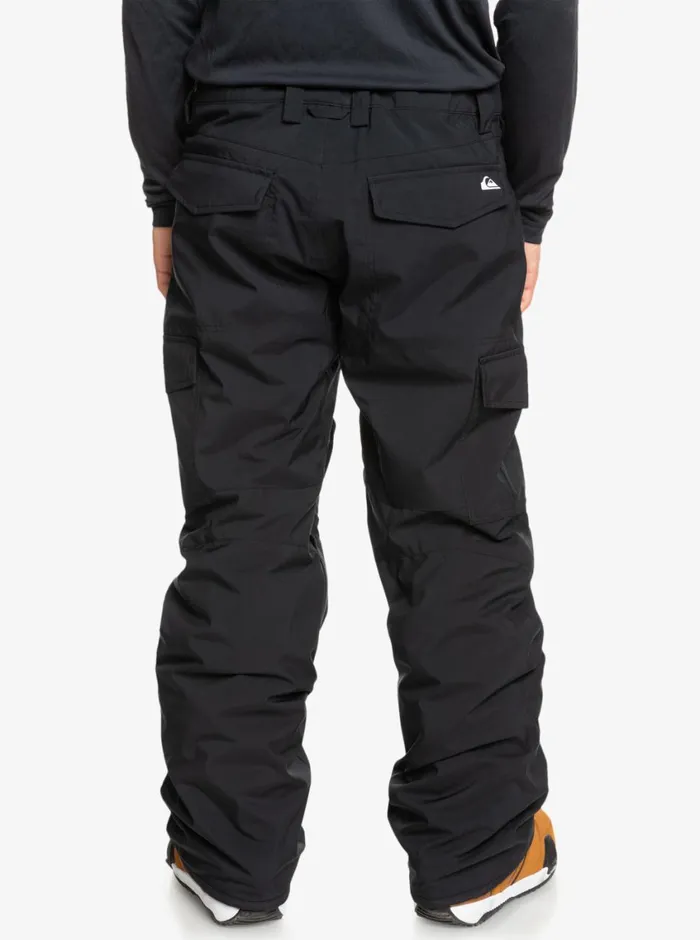 Quiksilver Porter Insulated Black Snow Pants True Black Mens Snow Pants Quiksilver Porter Insulated Black Snow Pants True Black Mens Snow Pants