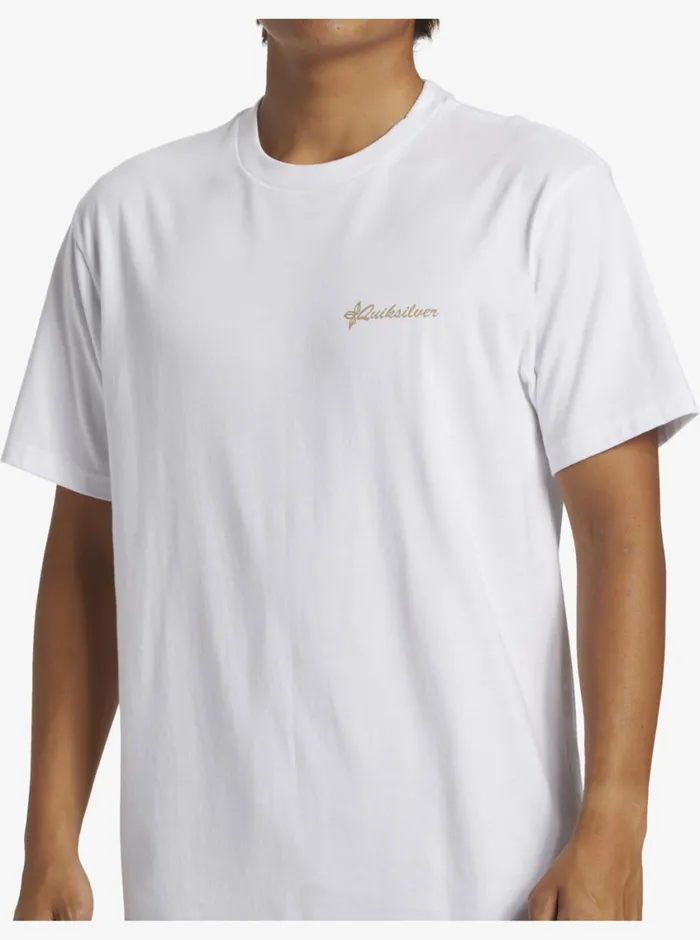 Quiksilver Tropical Horizon TShirt White Mens Tees Quiksilver Tropical Horizon TShirt White Mens Tees