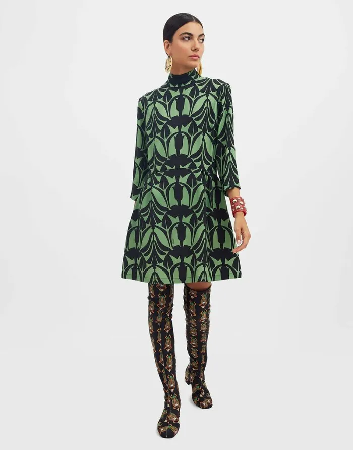 Ready To Wear Dresses La Double J Juliet Dress Papyrus Green