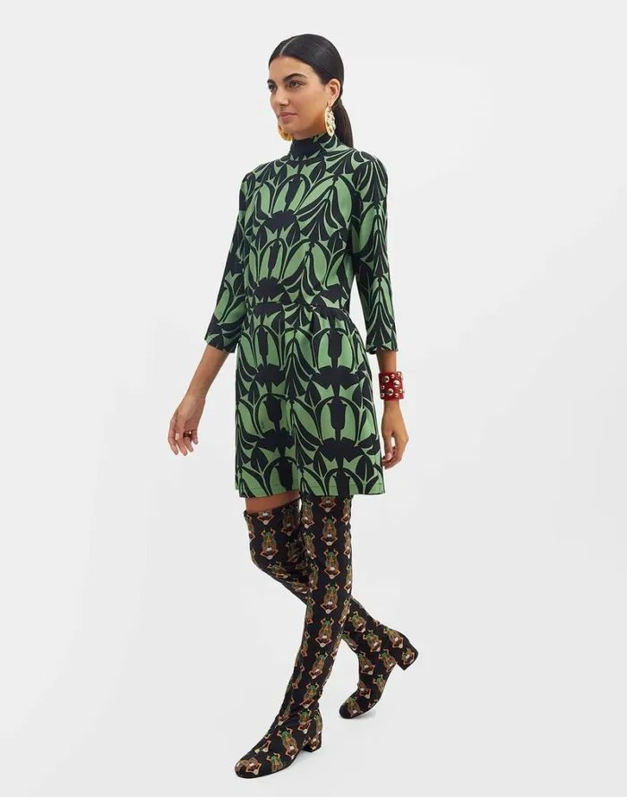 Ready To Wear Dresses La Double J Juliet Dress Papyrus Green Ready To Wear Dresses La Double J Juliet Dress Papyrus Green