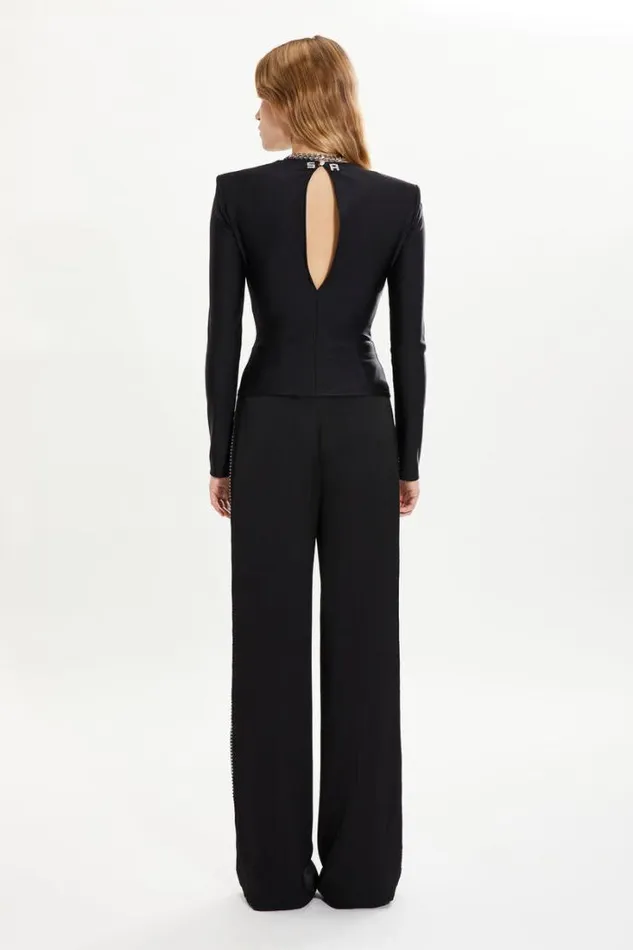 Readytowear Evening Tops Sonia Rykiel Longsleeved Jersey Top