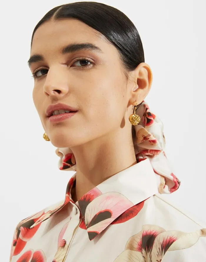 Ready To Wear Jewelry La Double J New Moon Small Earrings Multicolor Ocra Ready To Wear Jewelry La Double J New Moon Small Earrings Multicolor Ocra