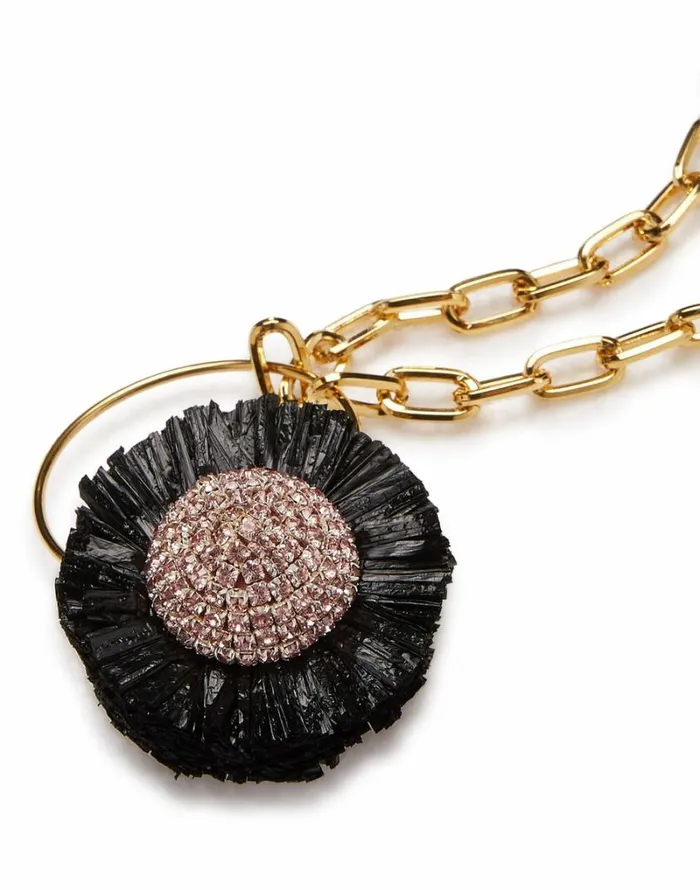 Ready To Wear Jewelry La Double J Saturn Necklace Multicolor Rosaocra Ready To Wear Jewelry La Double J Saturn Necklace Multicolor Rosaocra