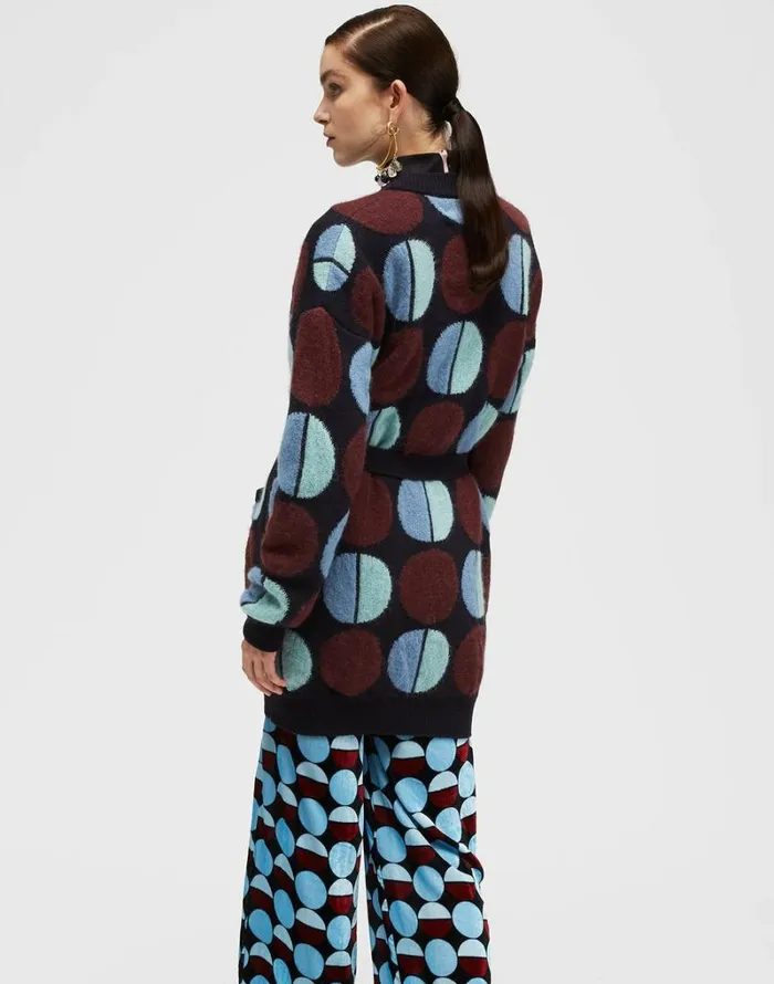 Ready To Wear Knitwear La Double J Bowling Cardigan Sfere Blu Ready To Wear Knitwear La Double J Bowling Cardigan Sfere Blu