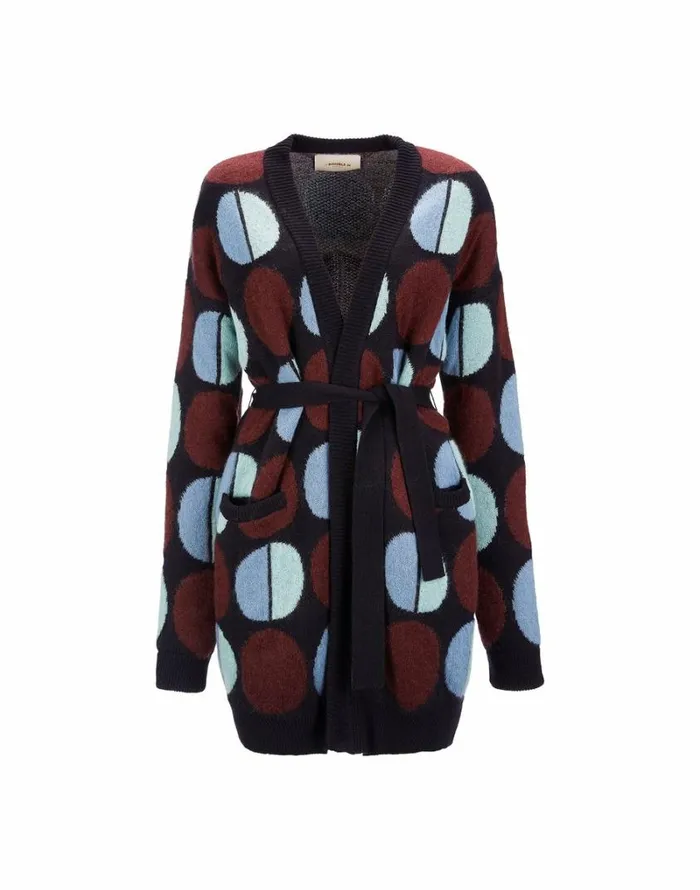 Ready To Wear Knitwear La Double J Bowling Cardigan Sfere Blu Ready To Wear Knitwear La Double J Bowling Cardigan Sfere Blu