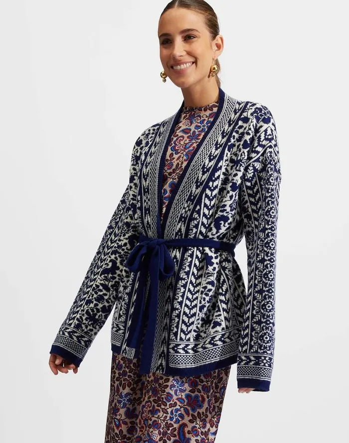 Ready To Wear Knitwear La Double J Cozy Cardigan Navy Ready To Wear Knitwear La Double J Cozy Cardigan Navy