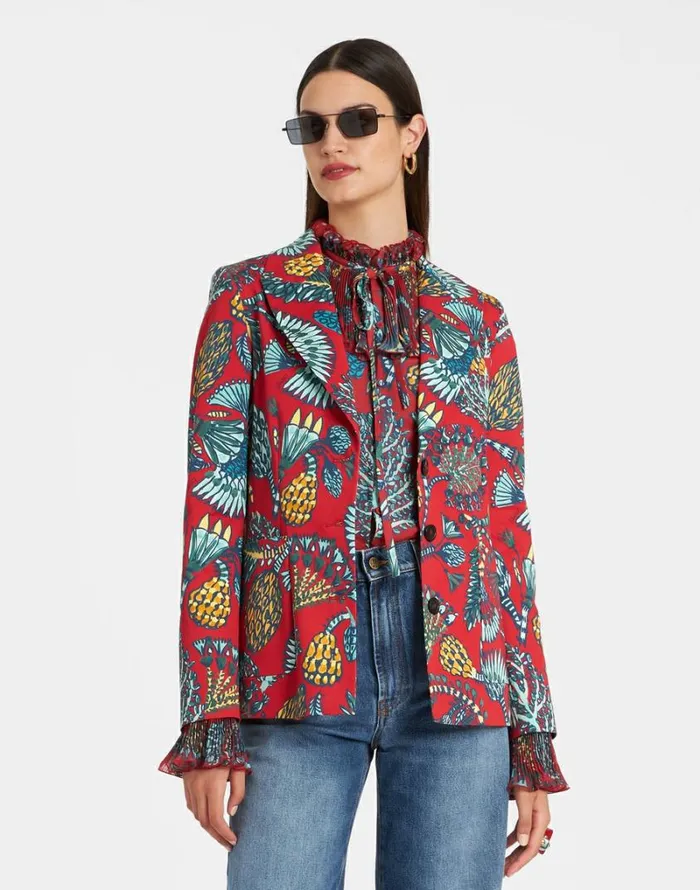 Ready To Wear Outerwear La Double J 247 Jacket Sicomore Red