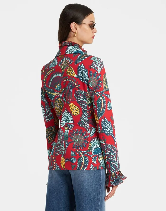 Ready To Wear Outerwear La Double J 247 Jacket Sicomore Red Ready To Wear Outerwear La Double J 247 Jacket Sicomore Red